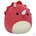 Miniatyrbild 7 av 7: Original Squishmallows Plush Tristan the Red Triceratops 50cm