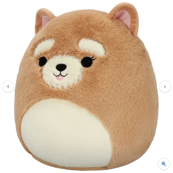 Original Squishmallows Fuzz-A-Mallows Plush Chloeyana the Tan Cairn Terrier 40cm