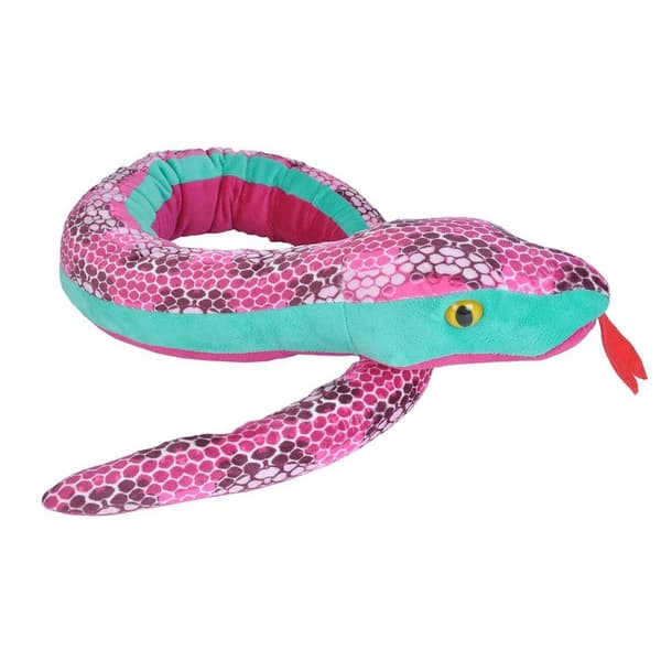 Plys Snakes 137 cm Honningkake Pink