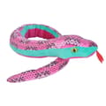 Miniatyrbillede 1 af 2: Plys Snakes 137 cm Honningkake Pink