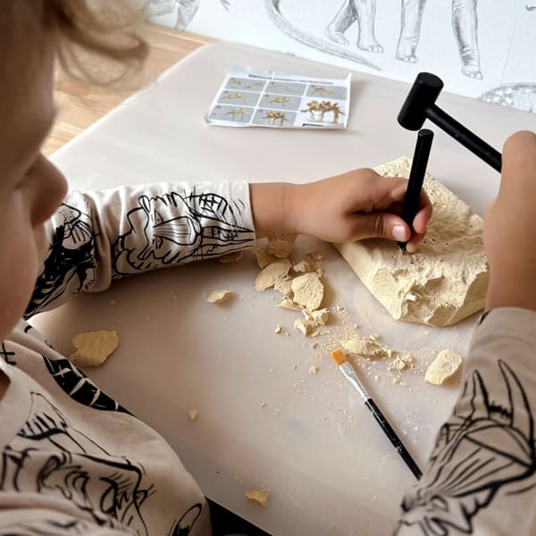 WOOPIE Kreativt Leksak Dinosaurieskelett Arkeologisk Utgrävning