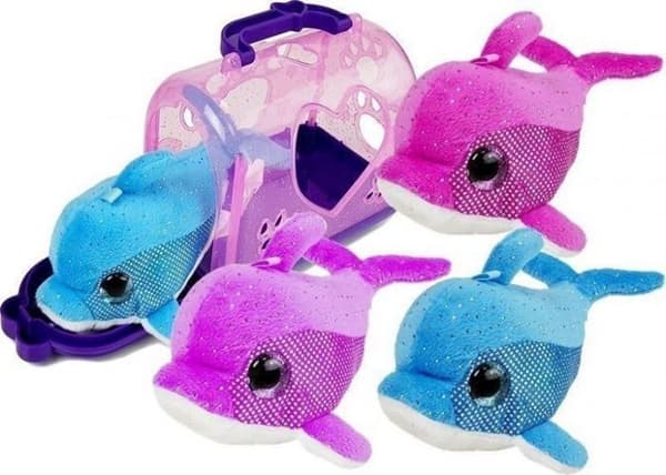 Peluche Leantoys - 7199 - Figur av liten delfin med transportörmaskot