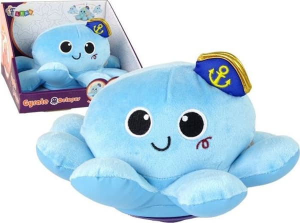 Peluche Leantoys - 15369 - Ljusen från bläckfiskens maskot lyser i blått