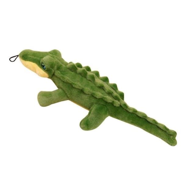 Plush leksak - Ej specificerat - Krokodil - 30 cm - Squeezeleksak - Grön, Gul, Blå