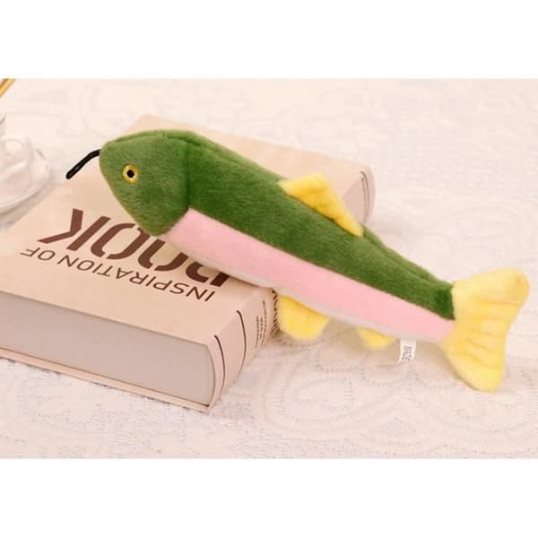 Gosedjur - Ej specificerat - Fisk - 30 cm - Klara färger - Inbyggd pipa