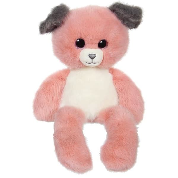 Leggies Hundeplys - GIPSY TOYS - Lyserød og Grå, 48 cm