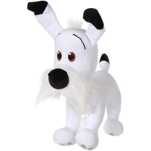 Gipsy Toys - Dogmatix og den Ukuelige - 30 cm - Sælges i gaveæske - Hvid Sort