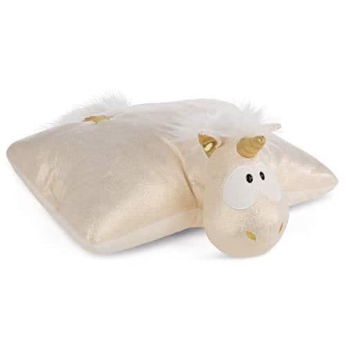 NICI 43727 Unicorn Shooting Star Kudde för, guld 40 x 30 cm, guld 43727