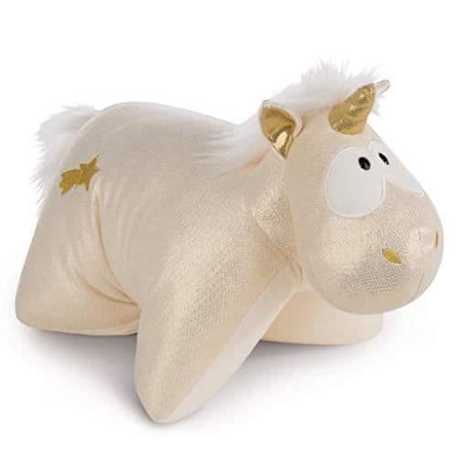 NICI 43727 Unicorn Shooting Star Kudde för, guld 40 x 30 cm, guld 43727