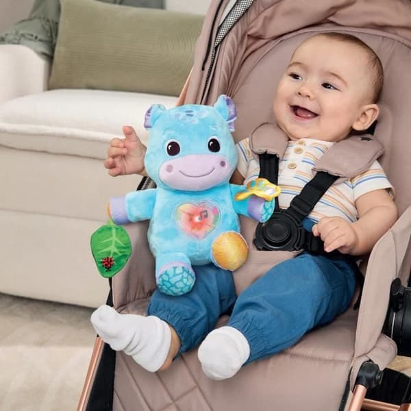 VTECH THEO, MIN KÆLEDYGE FLODHEST (GENBRUGSPLASTIKFLASKER).