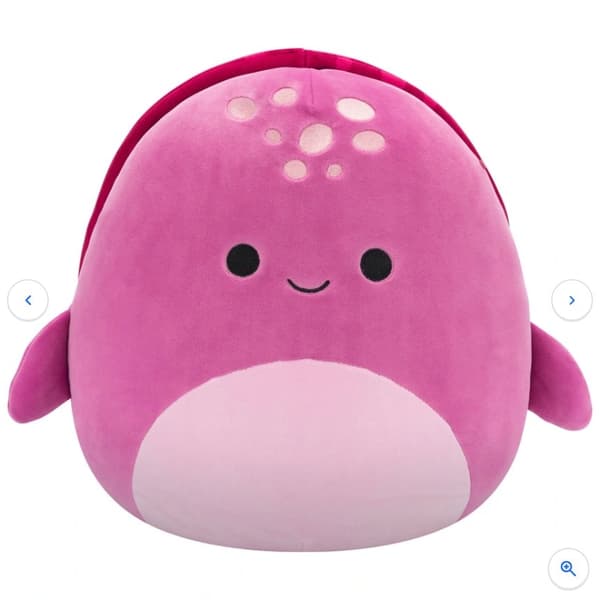 Original Squishmallows Plush Tudor the Maroon Turtle 30cm