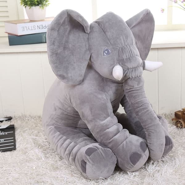 Elefant mjukisdjur och kudde 30/50cm (snuggle kudde)