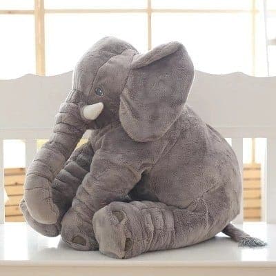 Elefant mjukisdjur och kudde 30/50cm (snuggle kudde)