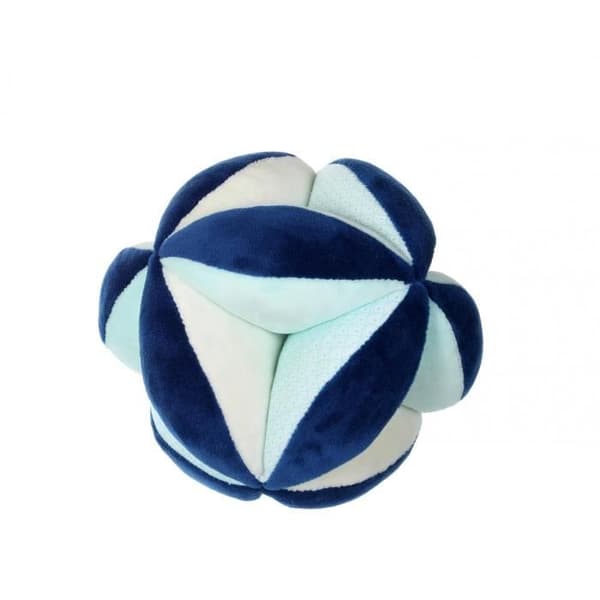 Gipsy Toys - Plysch sensorisk boll - blå och vit
