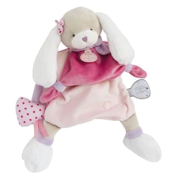 Doudou marionett Hunden Toopi - DOUDOU ET COMPAGNIE - Rosa - Tjej - Baby
