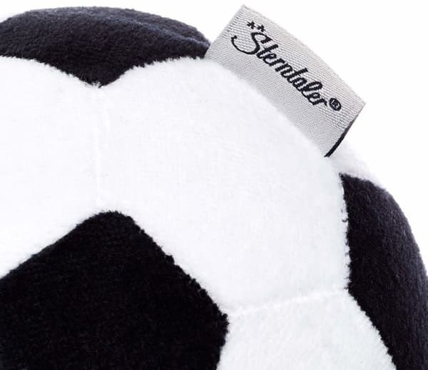 Sterntaler plyschleksak - 33010 - Fotboll, Ålder: Från födseln, Svart/Vit
