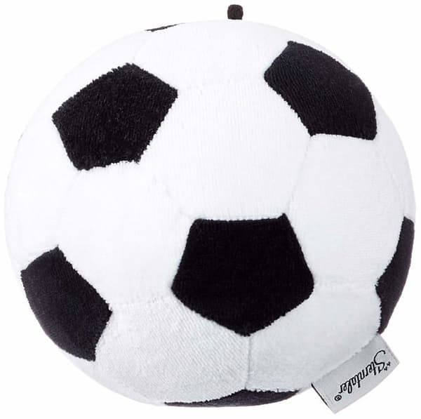 Sterntaler plyschleksak - 33010 - Fotboll, Ålder: Från födseln, Svart/Vit