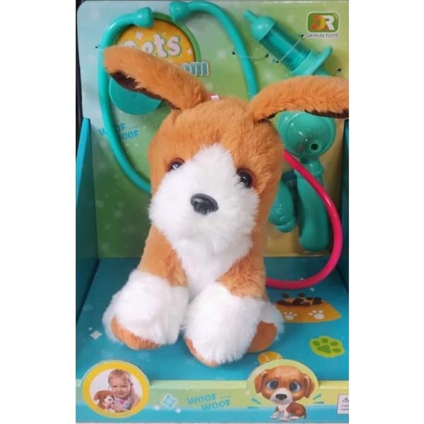 Peluche Mega kreativ Ensemble i plysch Sjuka Hund DR5098 13995