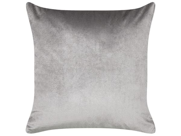 Set med 2 EINADIA prydnadskuddar 45 x 45 cm Grå djurmönster Lumarko!