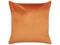 Miniatyrbillede 4 af 7: Sæt med 2 pyntepuder TULIP Velvet 45 x 45 cm Orange Plantemønster Lumarko!
