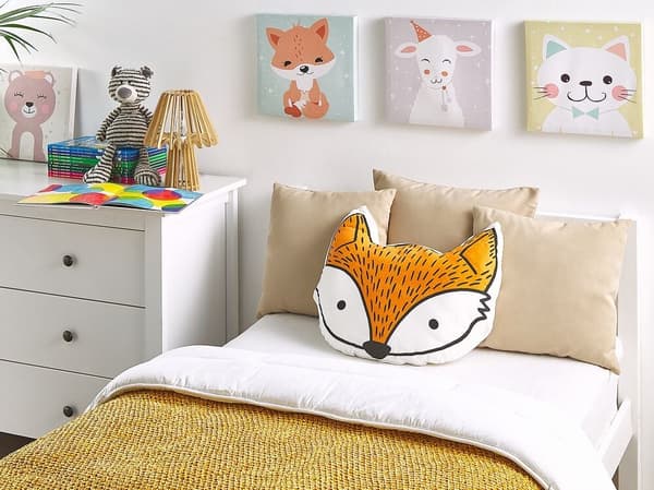 Bomullskudde för barn räv 50 x 40 cm orange VADODARA Lumarko!