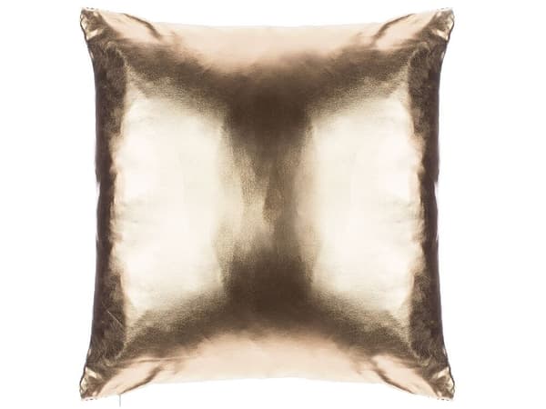 Set med 2 prydnadskuddar ASTER 45 x 45 cm massivt guld Lumarko!