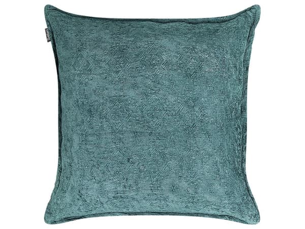 Sæt med 2 pyntepuder VERPIS bomuld 50 x 50 cm blå ensfarvet Lumarko!