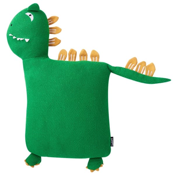 bomullskuddar för barn i dinosauriestil 45 x 45 cm gröna DINOSAURIER Lumarko!