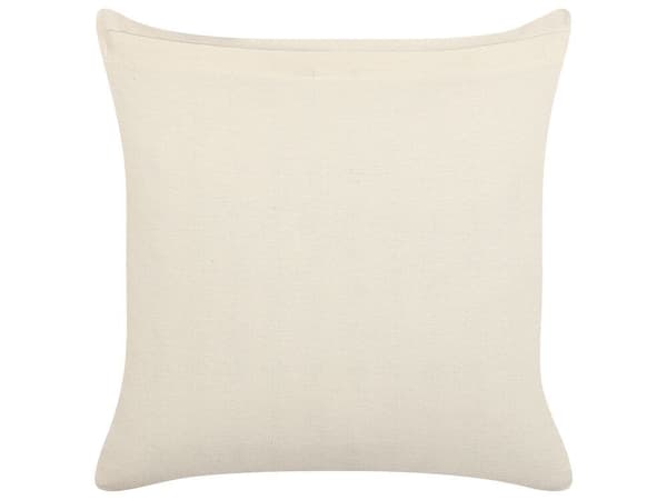 Set med 2 prydnadskuddar CERCIS bomull 45 x 45 cm Beige Geometriskt mönster Lumarko!