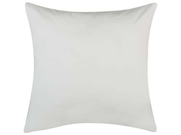 Set med 2 ALYSSUM prydnadskuddar bomull 45 x 45 cm Vitt marockanskt klövermönster Lumarko!