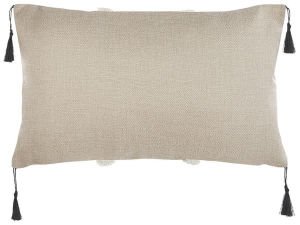 Set med 2 prydnadskuddar PULMONARIA 30 x 50 cm Beige Geometriskt mönster Lumarko!