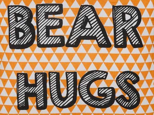 Bomuldspude til børn med print 40 x 40 cm orange RADZKOT Lumarko!