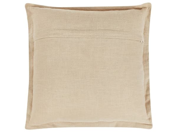 Set med 2 prydnadskuddar GUZMANIA 45 x 45 cm Beige Enfärgad Lumarko!