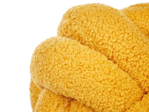 Set med 2 Bouclé-kuddar Senap MALNI Lumarko!