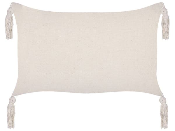 Set med 2 kuddar Polyester ljusbeige HAKONE Lumarko!