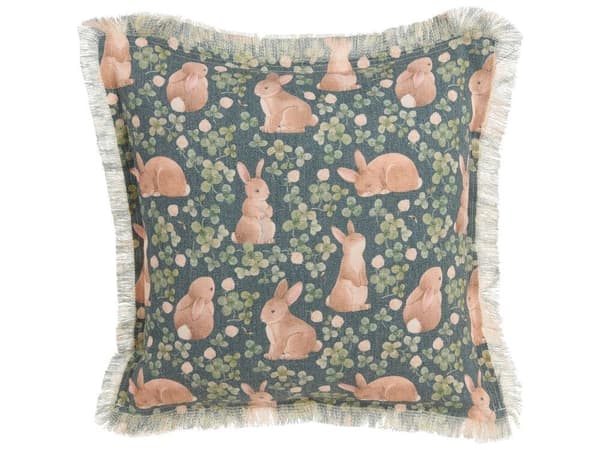 Sæt med 2 puder Polyester Grøn ALSTROEMERIA Lumarko!