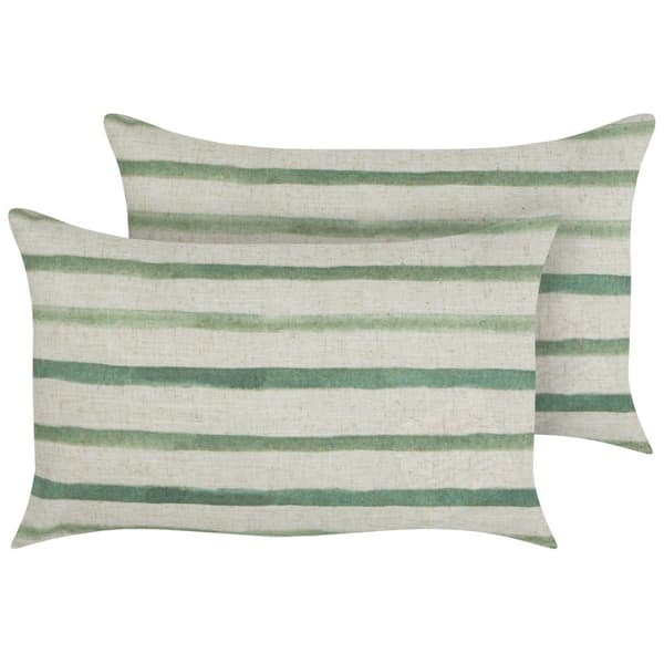 Sæt med 2 puder Polyester Grøn KAFRA Lumarko!