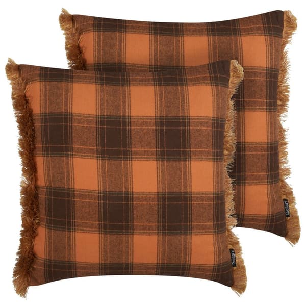 Set med 2 kuddar Polyester Orange BARJA Lumarko!