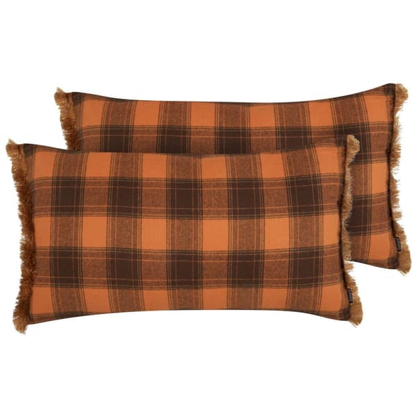 Set med 2 kuddar Polyester Orange BARJA Lumarko!