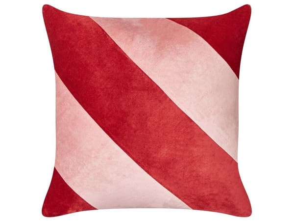Set med 2 kuddar bomull röd BORONIA 45 x 45 cm Lumarko!