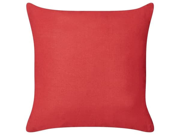 Set med 2 kuddar bomull röd BORONIA 45 x 45 cm Lumarko!