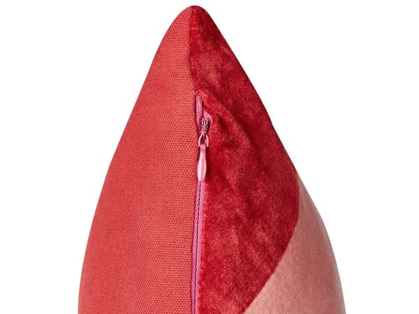 Set med 2 kuddar bomull röd BORONIA 45 x 45 cm Lumarko!
