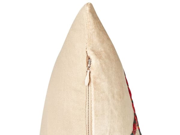 Set med 2 kuddar Broderad bomull Beige ROTALA 45 x 45 cm Lumarko!