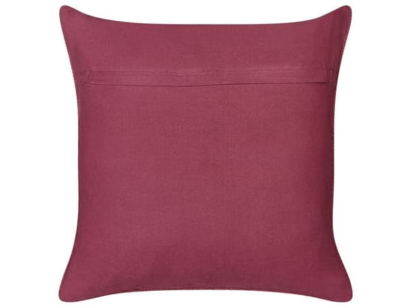 Sæt med 2 puder i bomuld, bordeaux, CADETIA, 45 x 45 cm, Lumarko!