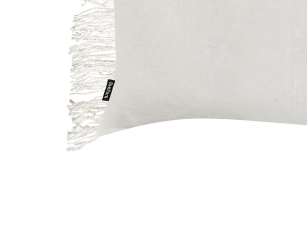 Set med 2 prydnadskuddar MABA Bomull 50 x 35 cm Offwhite Enfärgad Lumarko!
