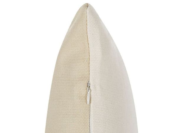 Set med 2 NIEREMBERGIA prydnadskuddar 30 x 50 cm Beige Djurmönster Lumarko!