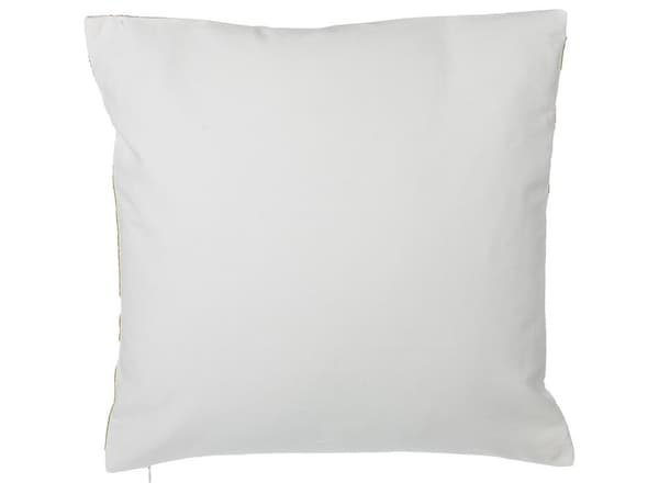 Set med 2 prydnadskuddar ZENOBIA bomull 45 x 45 cm mörkgrön växtmönster Lumarko!