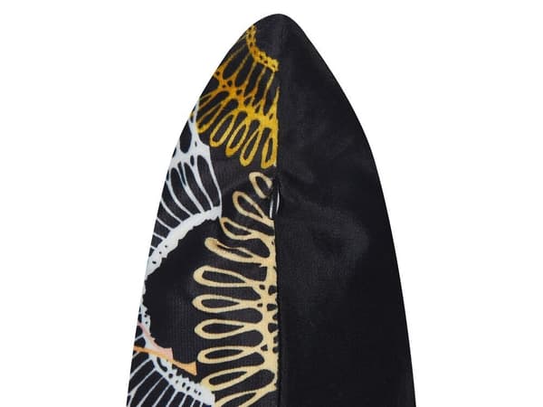 Set med 2 LAGURUS sammetsprydnader 45 x 45 cm Färgglatt växtmönster Lumarko!