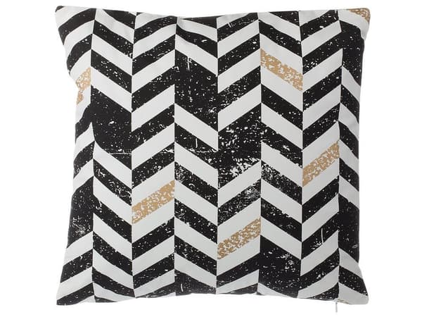 Set med 2 HELCONIA prydnadskuddar bomull 45 x 45 cm Färgglatt geometriskt mönster Lumarko!