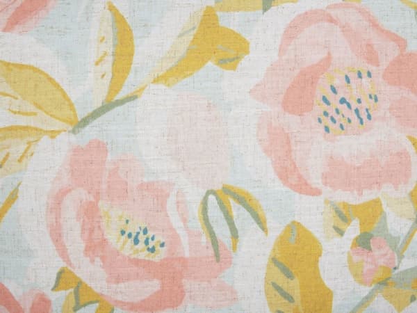 Set med 2 ZAHRIYE prydnadskuddar 45 x 45 cm Rosa blommönster Lumarko!